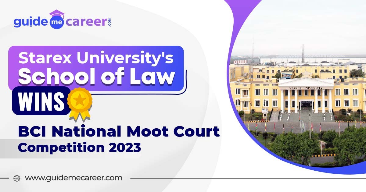 Starex University's School of Law Wins BCI National Moot Court Competition 2023